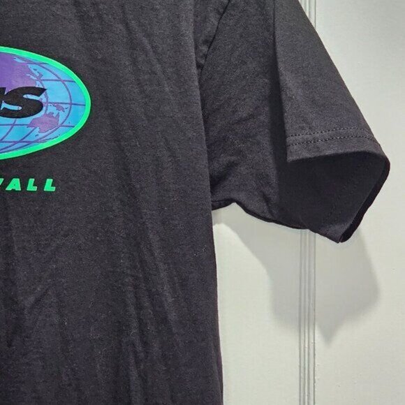 Two Van's Tee Shirts Black Gray Medium & Large Van's Off the Walls & Logo - Picture 13 of 15